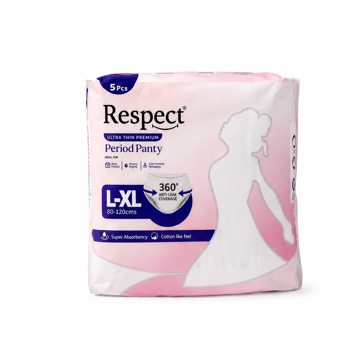 Hygiene City™ Respect Overnight Disposable Period Panties