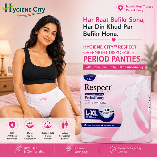 Hygiene City™ Respect Overnight Disposable Period Panties